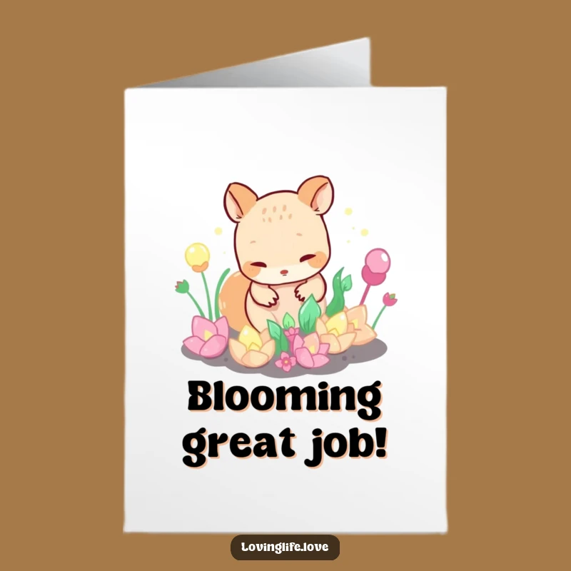 Free Printable Congrats Card: Curious Gardener, Magic Plants, Downloadable Gift for Success