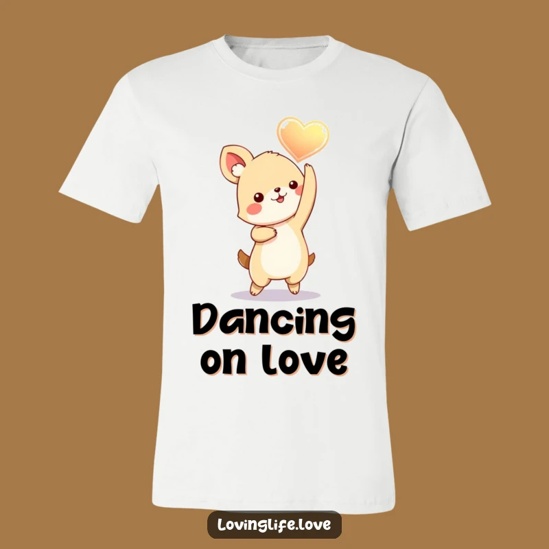 Funny Dancing Heart Animal T-Shirt: Spread Love Tee, Perfect Humorous Gift