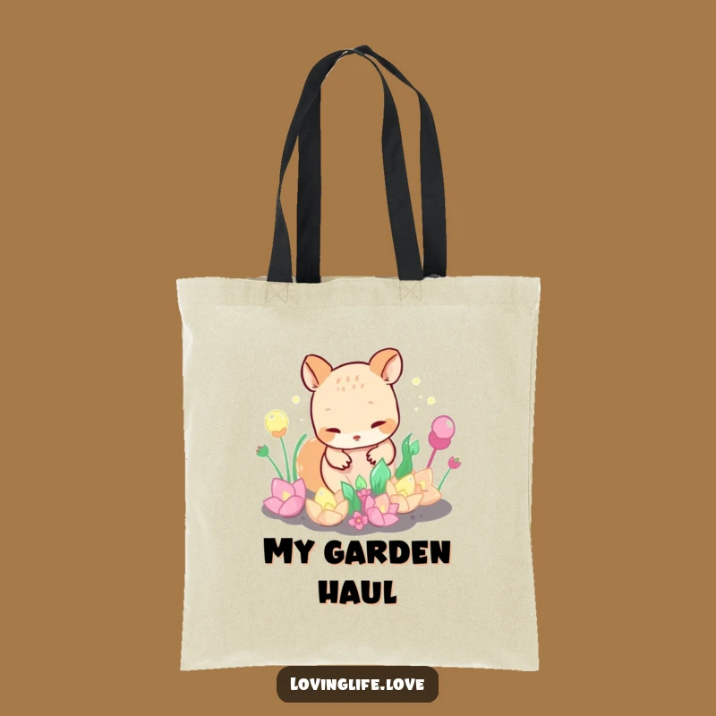 Funny Garden Animal Tote Bag: Carry Your Green Thumb and Humor